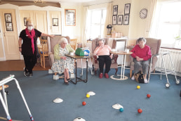 Boccia and The Grand National at Silverpoint Court Residential