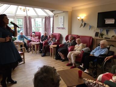 Vera Lynn Visits Pennwood Lodge Care Home