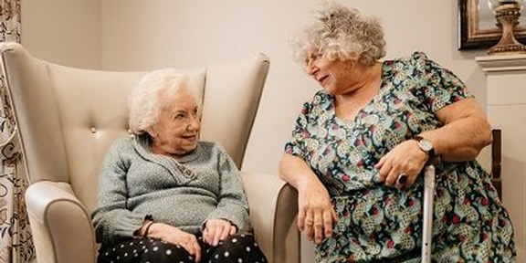 Lesbian love story starring Miriam Margolyes filmed in care home