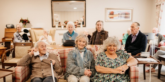 Lesbian love story starring Miriam Margolyes filmed in care home